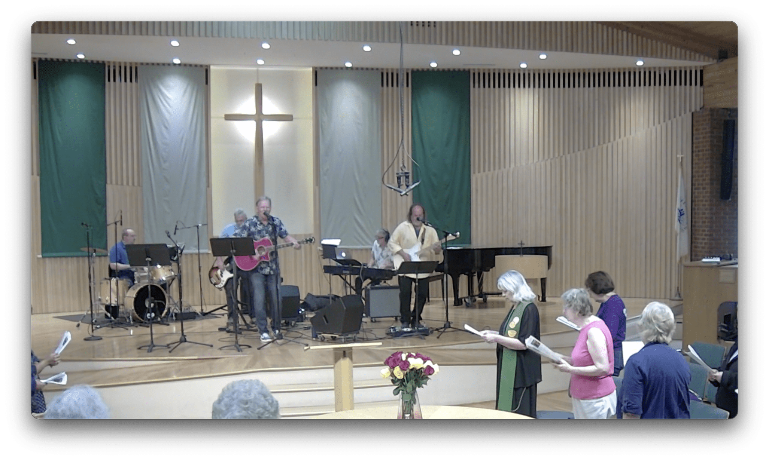 Praise Band on stage, Sunday September 28th, 2025